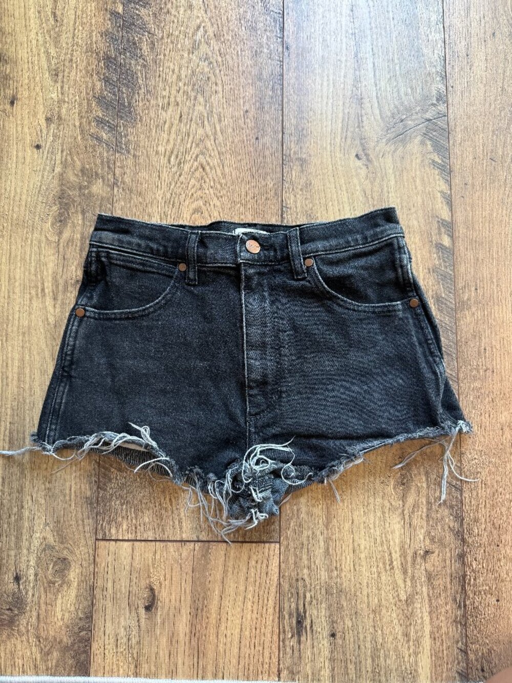 Wrangler High Rise Denim Shorts